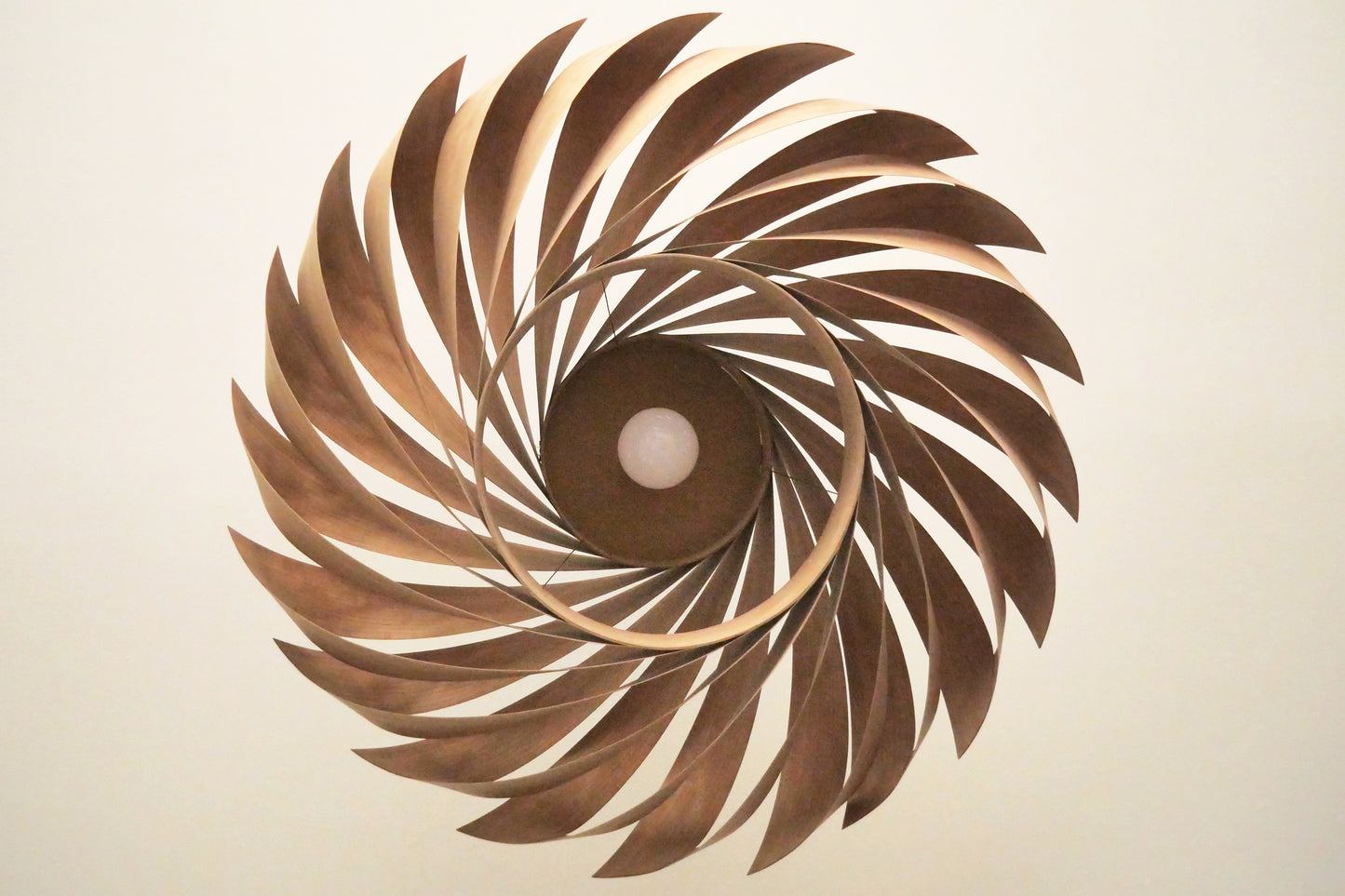L22C, 70-80cm Handmade cherry wood pendant lamp