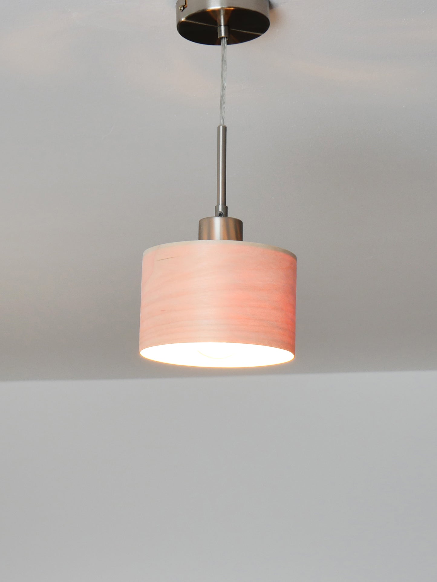 L24 B Handmade Birch wood veneer pendant Lamp