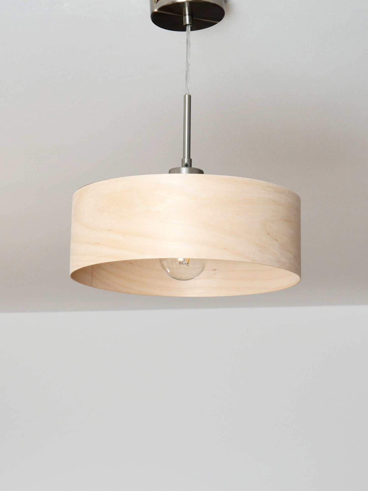 L24 B Handmade Birch wood veneer pendant Lamp