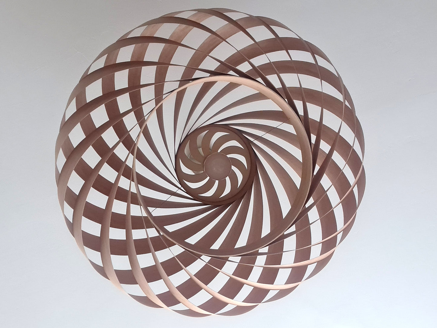 L06C, 70-80cm Handmade cherry wood pendant lamp
