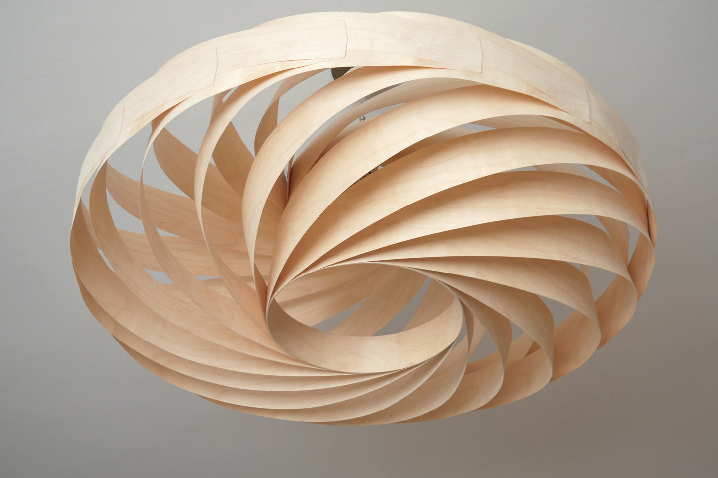 L21B, 60-80cm Handmade pendant lamp from birch veneer